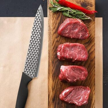 Набор кухонных ножей Harry Blackstone Airblade Messer острые и долговечные 5 ножей для любых задач, с антипригарным покрытием лезвий