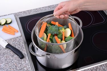 Прочная вставка-пароварка для кастрюль 21 см GRÄWE