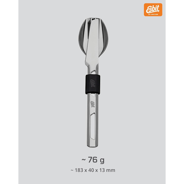 Набор столовых приборов для кемпинга из нержавеющей стали Esbit