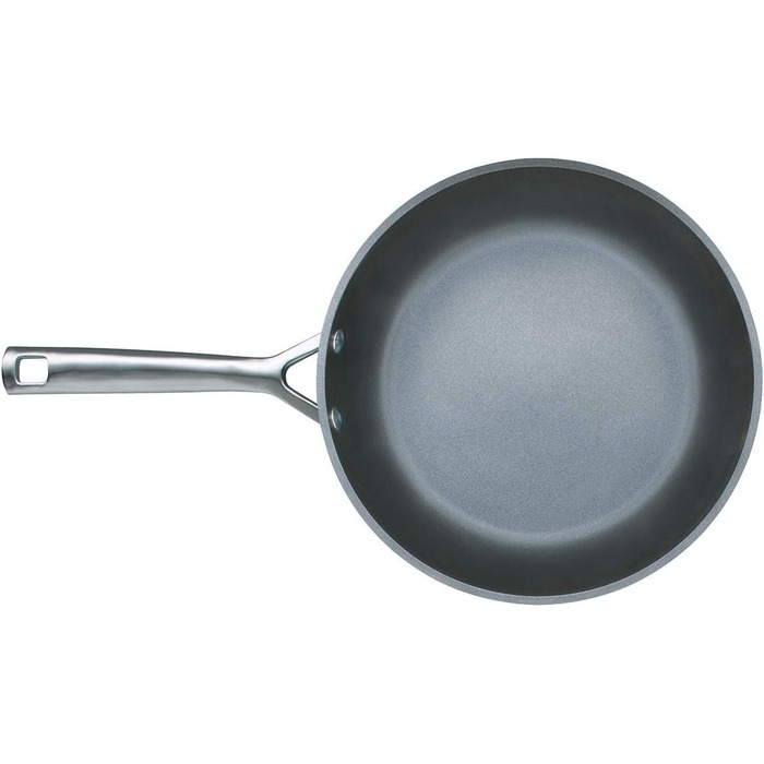 Cковорода 22 см плоска з антипригарним покриттям, чорна Le Creuset