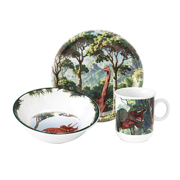 Набор детской посуды, 3 предмета, Compact Dino Seltmann Weiden