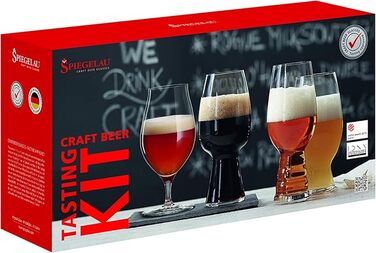 Набір пивних бокалів для дегустації 4 предмета Tasting Kit Beer Classics Spiegelau