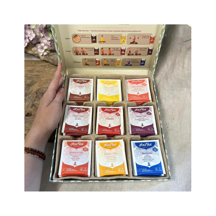 Подарочный набор чая, 45 чайных пакетиков 9 разных сортов Yogi Tea