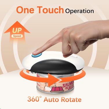 Электрический открыватель для консервных банок с USB-зарядкой MERTTURM