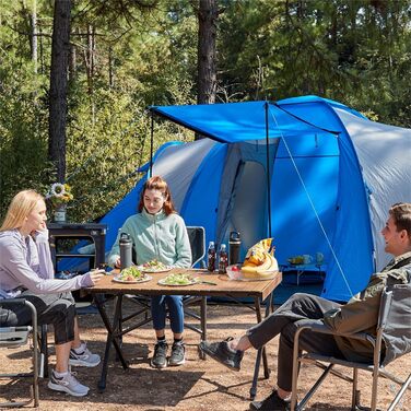 Складной кемпинговый стол 108x71 см коричневый TIMBER RIDGE