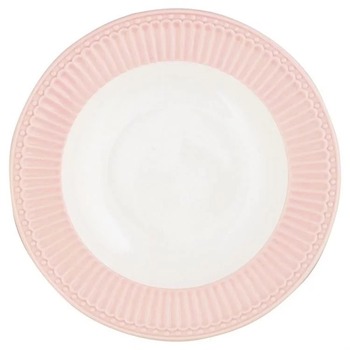 Тарілка для пасти 21,5 см, світло-рожева Alice GreenGate