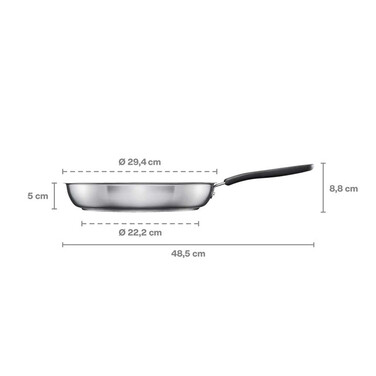 Сковорода Fiskars Functional Form 28 см (1072312)