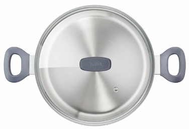 Каструля Tefal Daily Cook з кришкою, 24см, нержавіюча сталь, алюміній, бакеліт