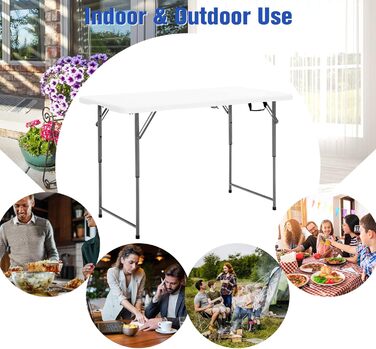 Складной кемпинговый стол 120 х 60 см KOMFOTTEU