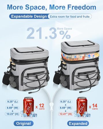 Термосумка сіра SKYJDM