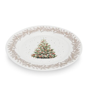 Тарелка Fissman CHRISTMAS 27 cм фарфор (14012)