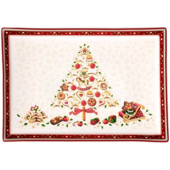 Блюдо сервировочное, большое 39 x 26 см Winter Bakery Delight Villeroy & Boch