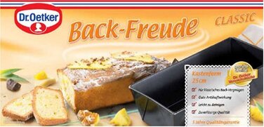 Форма для выпечки пирога/хлеба классическая 25 х 11 см Back - Freude Classic Dr. Oetker
