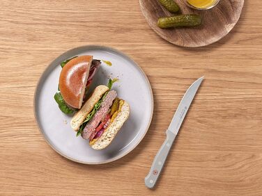 Ніж для стейків сірий WÜSTHOF