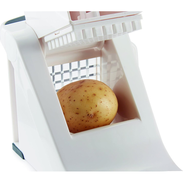 Слайсер для картоплі фрі, білий, картопля фрі та овочева нарізка, гарантія 5 років, 910025