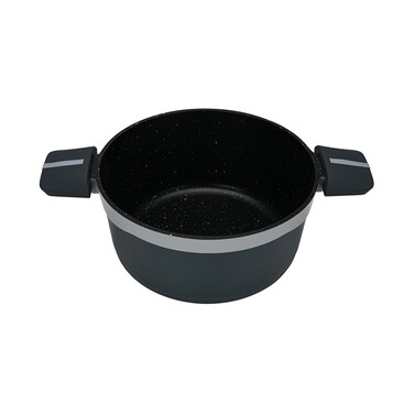 Каструля Fissman зі скляною кришкою LUXURIA 24x12см / 4,5л алюміній з антипригарним покриттям (14551)