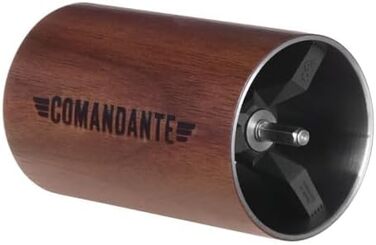 Кавомолка COMANDANTE C40 MK4 Nitro Blade Liquid Amber/Нержавіюча сталь, Срібно-коричнева (Коричнева)