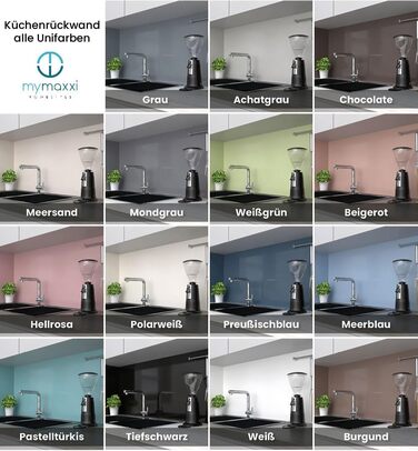 Самоклеящаяся матовая пленка для кухонного фартука 280 x 60 см MyMaxxi