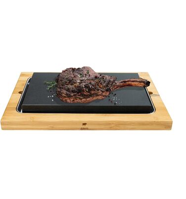 Доска для стейка из вулканического камня 40х28 см BEEFSTONE