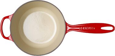 Чавунний сотейник Ø 20 см, 2,5 л з кришкою, вишнево-червоний Signature Le Creuset