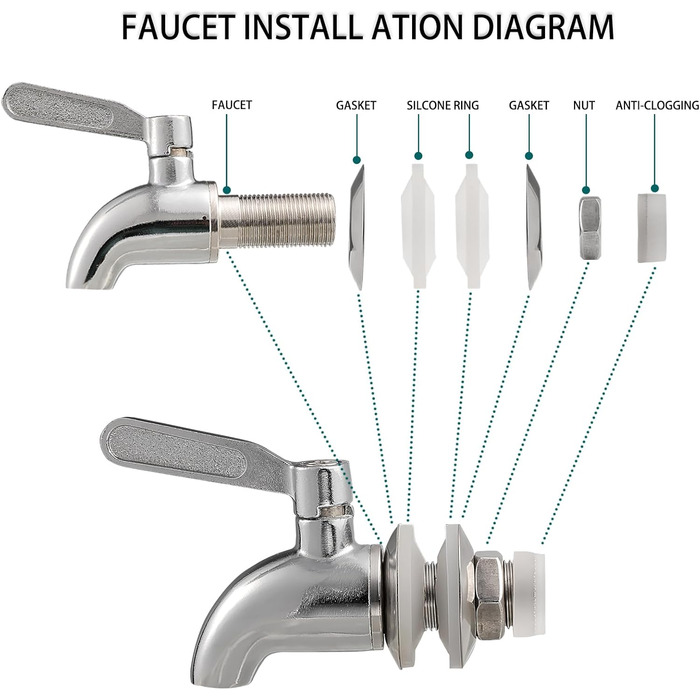 Двойной стеклянный диспенсер для напитков 2 х 4 л с металлической подставкой Hisredsun