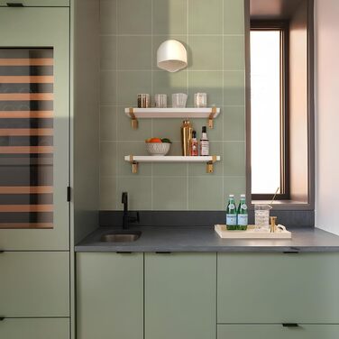 Водонепроникні клейкі наклейки на плитку для кухні 15 х 15 см 20 шт RMJCXYS