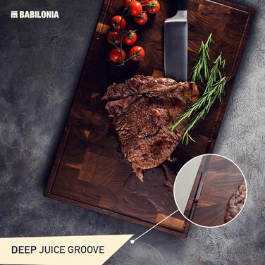 Професійна обробна дошка з американського чорного горіха преміум-якості BABILONIA