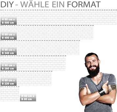 Кухонный фартук с глянцевым самоклеящимся покрытием 80 х 60 см StickerProfis