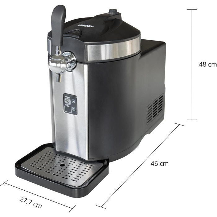 Диспенсер для розливу пива з компресором 5 л Unold