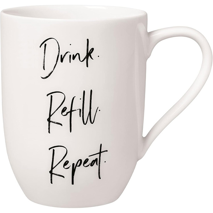Кружка "Drink. Refill. Repeat." 0,28 л Statement Villeroy & Boch