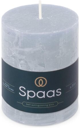 Свічки Spaas Rustic Pillar 70/95 мм 35 шт. - Світло-рожеві (світло-блакитні)