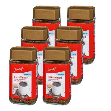 Розчинна кава преміум-якості щодня 100 г Розчинна золота преміум-класу мелена кава Насолоджуйтесь насиченим смаком у кожній чашці (Преміум-якість, 1 упаковка) Преміум-якість (Без кофеїну, 100 г (6 упаковок))