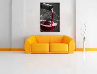 Смачне червоне вино, картина 80 x 60 см Pixxprint