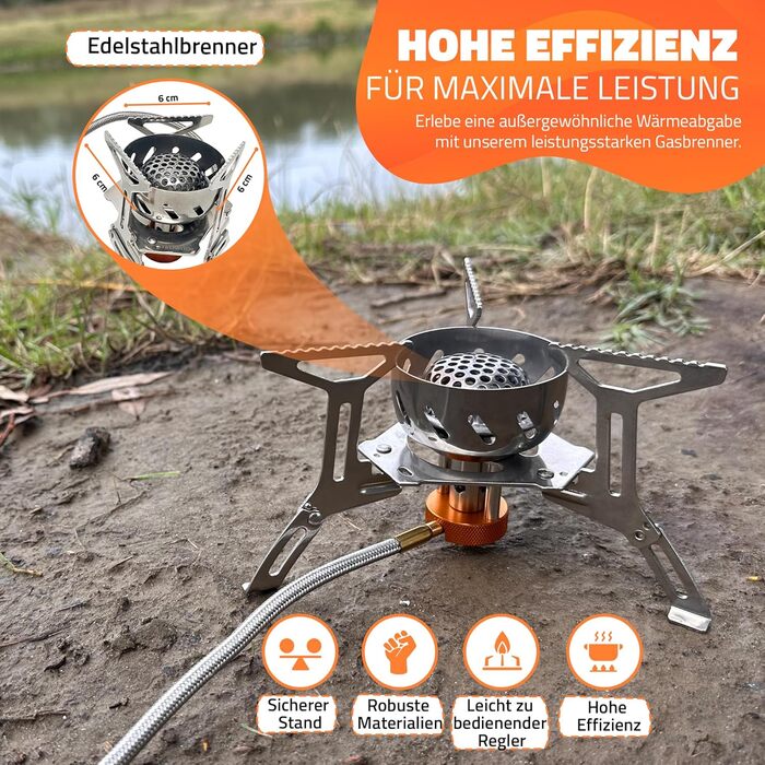 Компактный туристический набор для приготовления пищи 11 предметов ration1.de