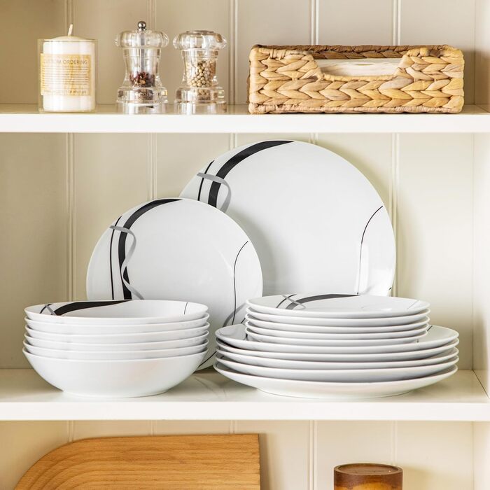 Набір посуду з 18 предметів на 6 осіб VEWEET