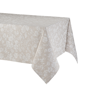 Скатертина Atenas Home Textile Livia Blanco, бавовна з покриттям, 150 х 250 см
