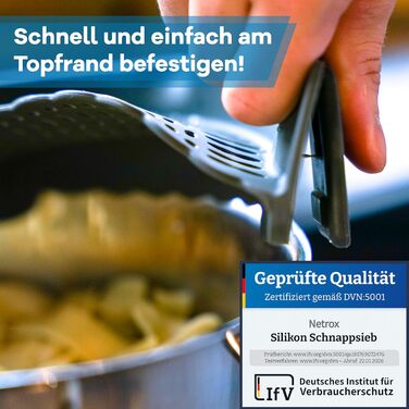 Силіконовий друшляк для пасти Netrox