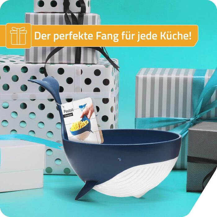 Друшляк для пасти у формі кита PELEG DESIGN