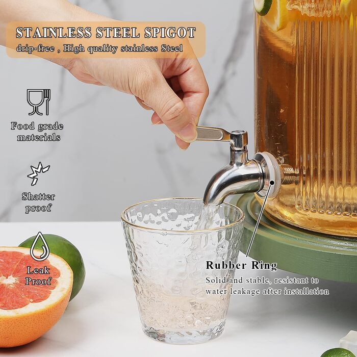 Диспенсер для напоїв з краном 5,5 л Evanda