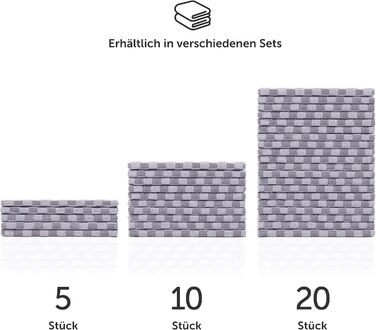 Набор кухонных полотенец из 5 предметов 50 x 70 см. Blumtal