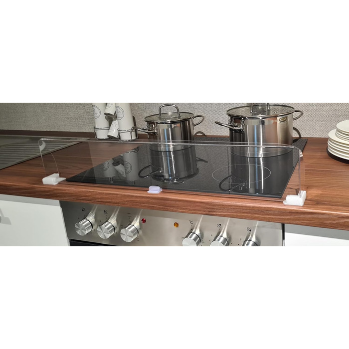 Прозрачный фартук от брызг для плиты LHSchutz