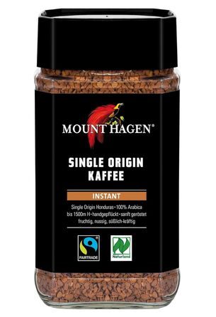 Розчинна кава, 100 г чорна Mount Hagen