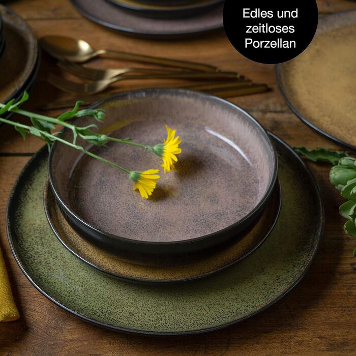 Набор обеденных тарелок на 6 персон, 18 предметов, Gourmet Moritz & Moritz