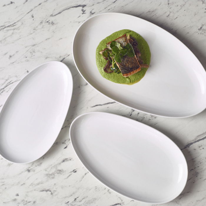 Тарелка овальная 29.5*17 см, Organic, GenWare