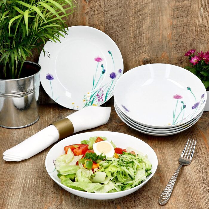 Набор из 6 суповых тарелок 400 мл MamboCat