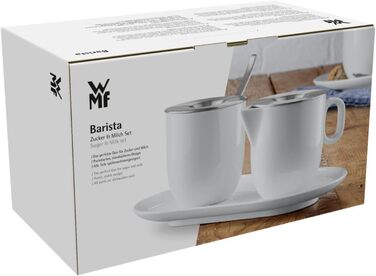 Сахарница и молочник с подстаканником, набор 3 предмета Barista WMF