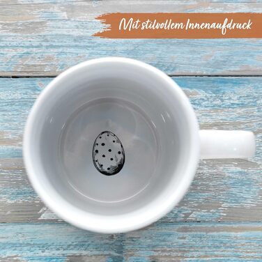 Паперовий дракон. Високоякісна керамічна кружка з корковою підставкою в тон прикраса столу журнальний столик кавова кружка у повітрі до Великодня (До гнізда)