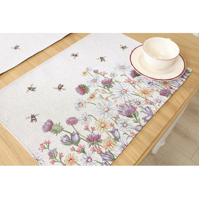 Килимки для серветок набір з 6 шт 35 x 45 см textile idea