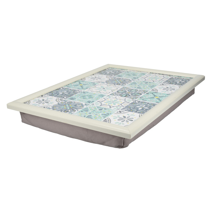 Поднос с подкладкой Kitchen Craft Green Tile, 44 x 34 см