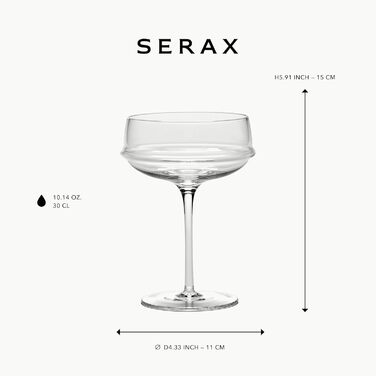 Елегантні келихи для білого вина 4 шт 400 мл Serax